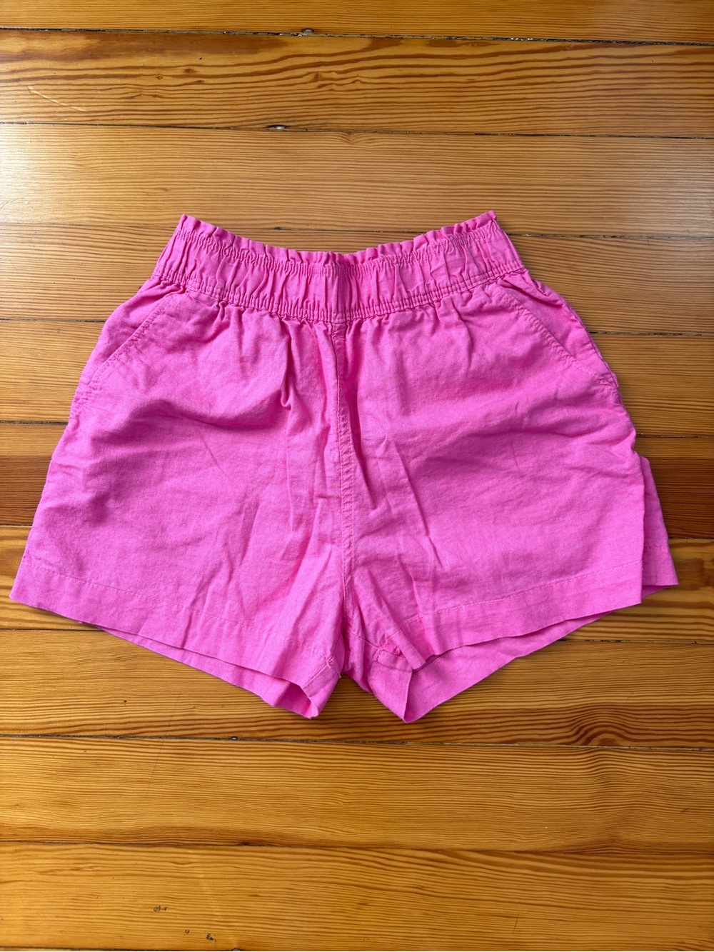 H&M Linen Cotton Blend Shorts
